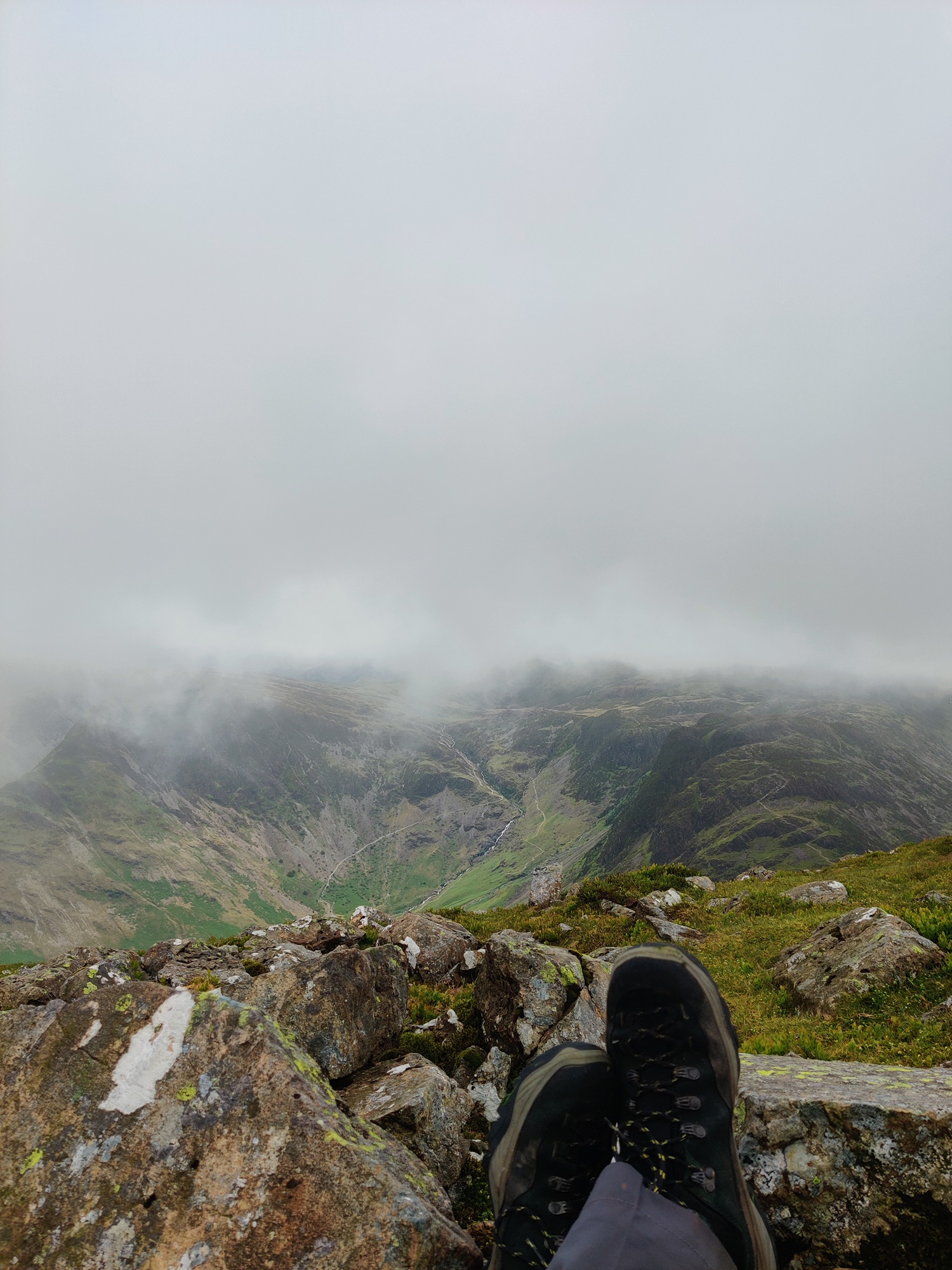 The Call of the Lake District: A Solo Buttermere Adventure - Part 2 – Into The Mist